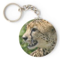 Cheetah Attack Keychain