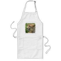 Cheetah Attack Long Apron