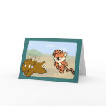 Cheetah Chasing Antelope cards