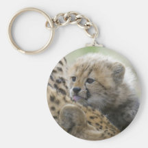 Cheetah Cub with Mum Keychains