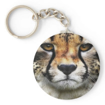 Cheetah Face Keychain