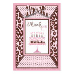 Cheetah Girl Birthday TY Note Card 2 business cards