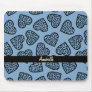 Cheetah print hearts mousepad