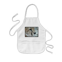 Cheetah Profile Children's Apron