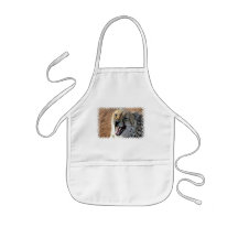 Cheetah Snarl Children's Apron