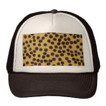 Cheetah texture hats