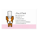 Chef Bulldog Personal Calling Card - Customised Business Card Template