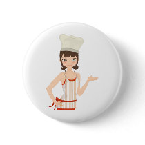 Chef bust buttons
