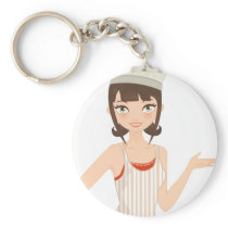 Chef bust keychains