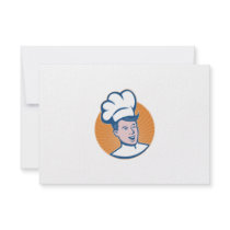 Chef Cook Baker Retro Invite
