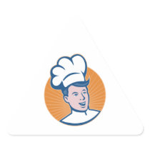 Chef Cook Baker Retro Stickers