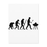 chef cook evolution bbq post cards