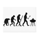 chef cook evolution bbq post cards
