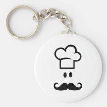 Chef cooking hat key chains