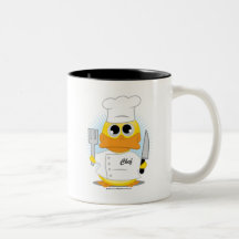 Chef Duck Coffee Mugs