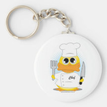 Chef Duck Key Chain
