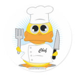 Chef Duck stickers