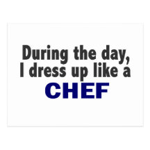 Chef During The Day Postcards
