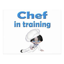 Chef In Training Post Cards