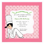 Chef Invitation for Girls