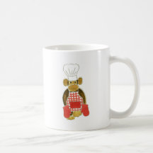 Chef Monkey Red Mug