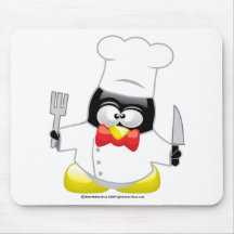 Chef Penguin Mousepad