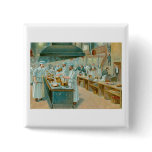 Chef Restaurant Vintage Food Ad Art buttons