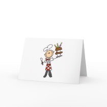 Chef with BIrthday Cake Cards