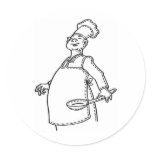Chef With Ladle stickers
