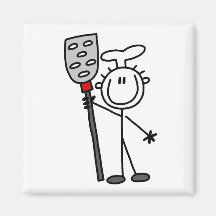 Chef with Spatula Tshirts and Gifts Magnet