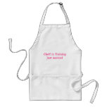 Cheff in Training Just married aprons