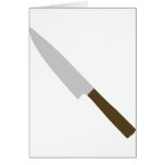 chefs kitchen knife icon cards