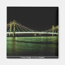 Chelsea Bridge, London, England Magnet