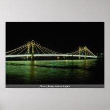 Chelsea Bridge, London, England Posters