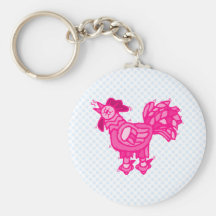 Chelsie Chicken Key Chains