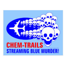Chem Trails Postcard