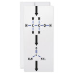 chemical alcohol to urea icon full color rack card
