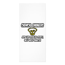Chemical Engineers..Regular People, Only Smarter Personalised Rack Card