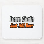 Chemist...Add Beer mousepads