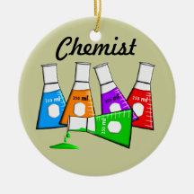 Chemist Beekers Christmas Ornament