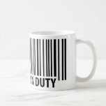 chemist on duty icon coffee mugs