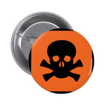 chemist skull sign button