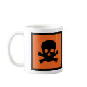 chemist skull sign mugs