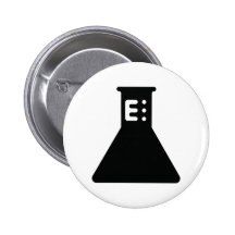 Chemistry Beaker Pinback Button