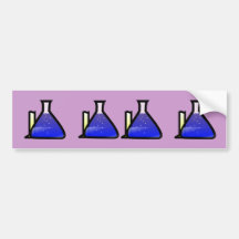 Chemistry Beakers Bumper Stickers