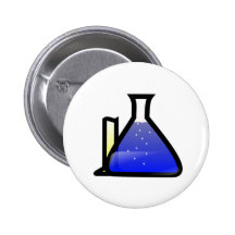 Chemistry Beakers Buttons