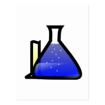 Chemistry Beakers Post Cards