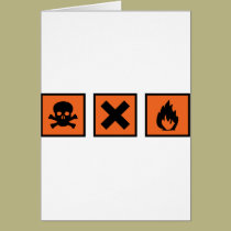 chemistry chemist signs cards