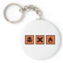 chemistry chemist signs keychains