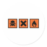 chemistry chemist signs stickers